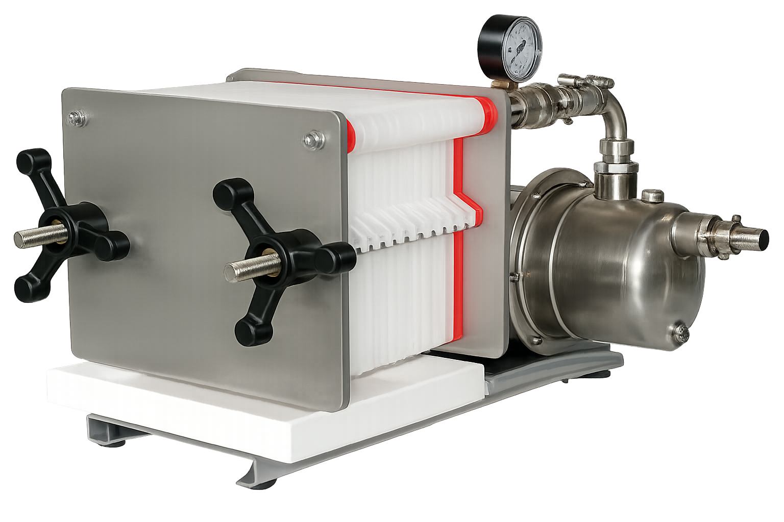 Filtru cu Plăci Model FZ, cu Pompă Novax PE - Zambelli Enotech